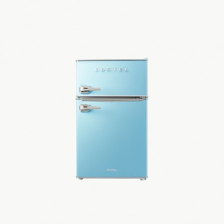 코스텔 클래식 레트로 냉장고 86L 스카이 블루 CRS-86GABU