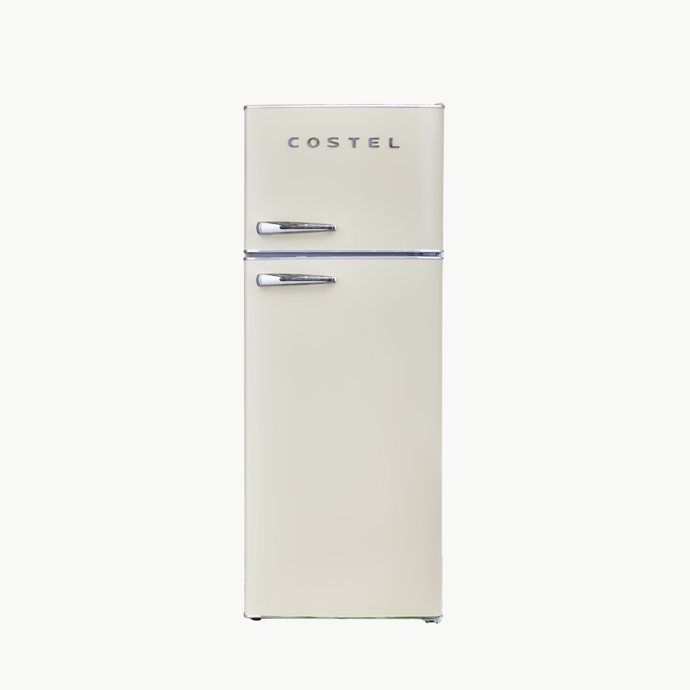 [23년 NEW] 코스텔 클래식 레트로 냉장고 213L 아이보리 CRS-215GAIV