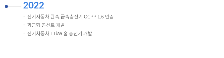 전기자동차 완속.급속충전기 OCPP 1.6 인증, 과금형 콘센트 개발, 전기차동차 11kW 홈 충전기 개발